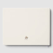 Hochzeit von Aquarellwolle und Eukalyptus Gästebuch (Rückseite)