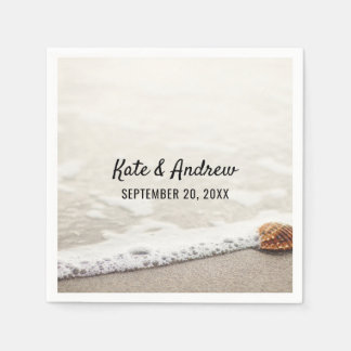 Hochzeit von Beach Waves Serviette