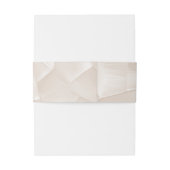 Hochzeit von Beige & Terracotta Einladungsbanderole (Rückseitenbeispiel)