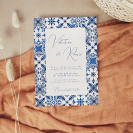 Hochzeit von Blauem Mittelmeer Einladung