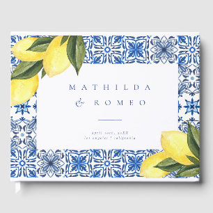 Hochzeit von Blauem Mittelmeer Gästebuch