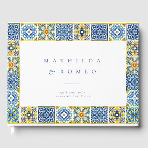 Hochzeit von Blauem Mittelmeer Gästebuch