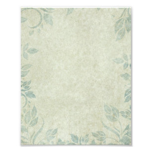 Hochzeit von Blauem Vintagem Blumenstrauß Fotodruck