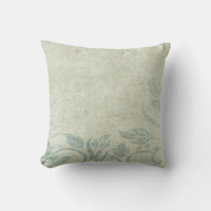 Hochzeit von Blauem Vintagem Blumenstrauß Kissen