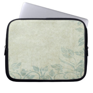 Hochzeit von Blauem Vintagem Blumenstrauß Laptopschutzhülle