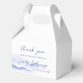 Hochzeit von Blauen Bergen und Vögeln Geschenkschachtel (Vorderseite)