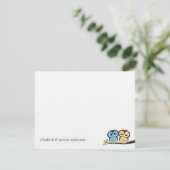 Hochzeit von Blauen und Gelben Owls (Stehend Vorderseite)