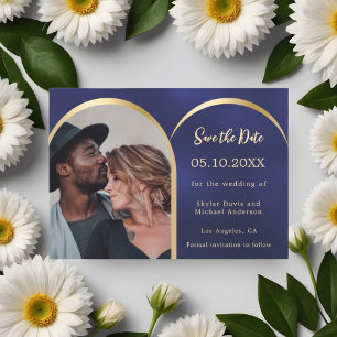 Hochzeit von Blaugold-Foto Save The Date
