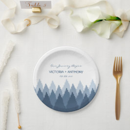 Hochzeit von Blauwald Pappteller