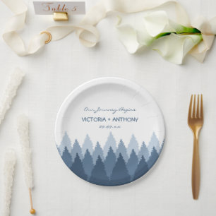 Hochzeit von Blauwald Pappteller