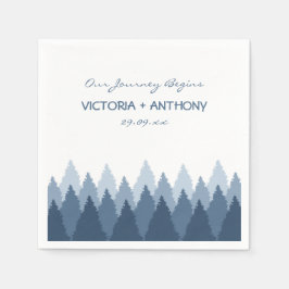 Hochzeit von Blauwald Serviette