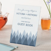 Hochzeit von Blauwald Sockelschild (In Situ)