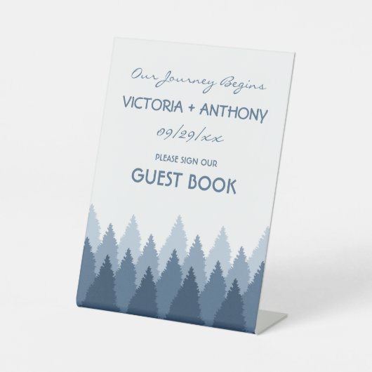 Hochzeit von Blauwald Sockelschild (Vorderseite)