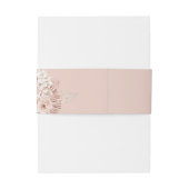 Hochzeit von Blume Einladungsbanderole (Rückseitenbeispiel)