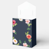 Hochzeit von Blume in Marine und Goldmedaille Geschenkschachtel (Geöffnet)