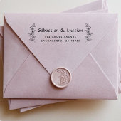 Hochzeit von Blume Permastempel