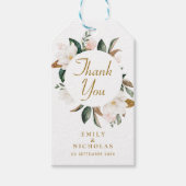 Hochzeit von Blumen Geschenkanhänger (Vorderseite)