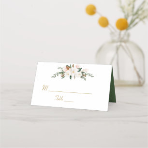 Hochzeit von Blumen Platzkarte