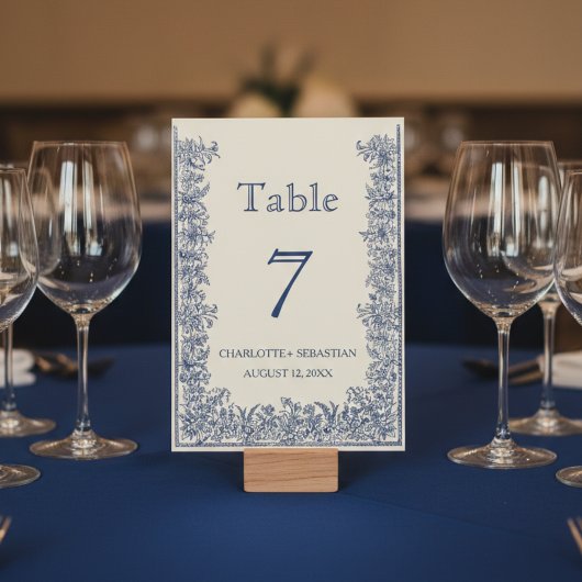 Hochzeit von Blumen Tischnummer