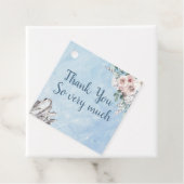 Hochzeit von Blumen und Kristallen Geschenkanhänger (Beispiel)