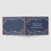 Hochzeit von Blüten und Gipskräutern der Marine Gästebuch (Voll)