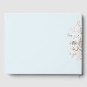 Hochzeit von Blütenbaum Gästebuch (Rückseite)