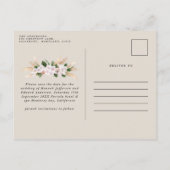 Hochzeit von Böhmen Ankündigungspostkarte (Rückseite)