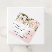 Hochzeit von Boho Blush Pink-Goldkalligraphie Geschenkanhänger (Beispiel)