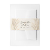 Hochzeit von Boho Einladungsbanderole (Vorderseite Beispiel)