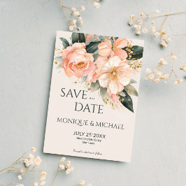 Hochzeit von Boho pearthy Save The Date