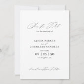 Hochzeit von Boho Save The Date (Rückseite)