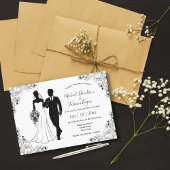 Hochzeit von botanischen Brauten und Bräuchen Einladung