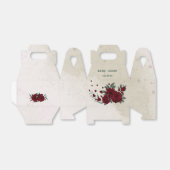 Hochzeit von Burgund Blume Geschenkschachtel (Ungefaltet)