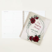 Hochzeit von Burgund Blume Planer (Anzeige)