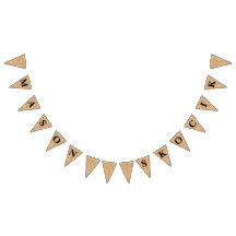 Hochzeit von Burlap Jute mit der Jagd "Names"