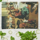 Hochzeit von Cana durch Andrea Boscoli, Kunst der  Geschirrtuch (Gefaltet)