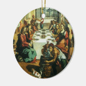 Hochzeit von Cana durch Andrea Boscoli, Kunst der  Keramik Ornament (Links)