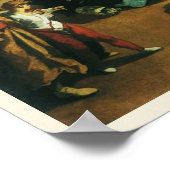 Hochzeit von Cana durch Andrea Boscoli, Kunst der Poster (Ecke)