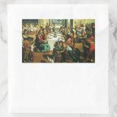 Hochzeit von Cana durch Andrea Boscoli, Kunst der Rechteckiger Aufkleber (Tasche)