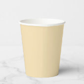 Hochzeit von Creme und Sand am Strand Pappbecher (Rechts)