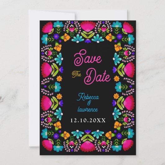 Hochzeit von Elegant Save The Date (Vorderseite)