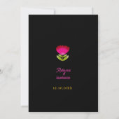 Hochzeit von Elegant Save The Date (Rückseite)