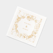 Hochzeit von Eleganten Servietten Mit Folie (Links)