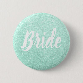 Hochzeit von eleganten und modernen Minzgrün-Glitz Button