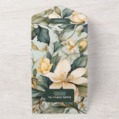 Hochzeit von Elfenbein All In One Einladung (Außenbereich)