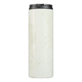 Hochzeit von Elfenbein-Blume Thermosbecher (Rückseite)