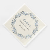 Hochzeit von Elfenbein und Seefahrer Serviette (Ecke)