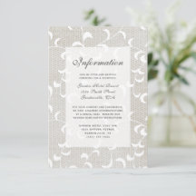 Hochzeit von Elfenbein und Weißen Spitzen