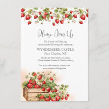 Hochzeit von Erdbeeren