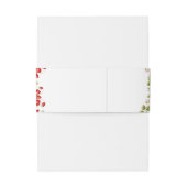 Hochzeit von Erdbeeren Einladungsbanderole (Rückseitenbeispiel)